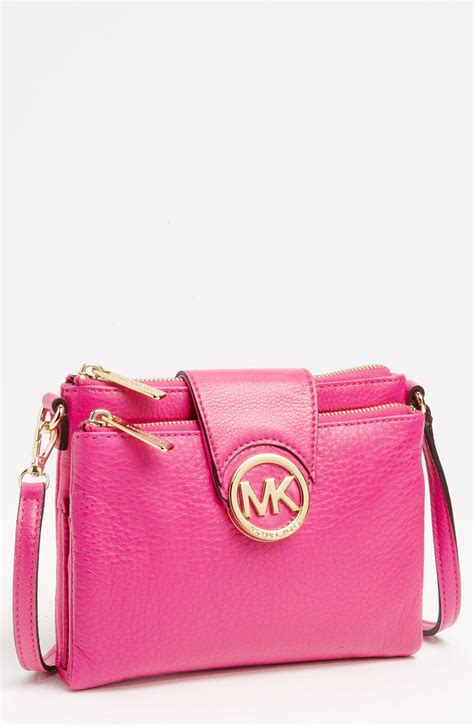 michael kors clutch red|pink Michael Kors crossbody.